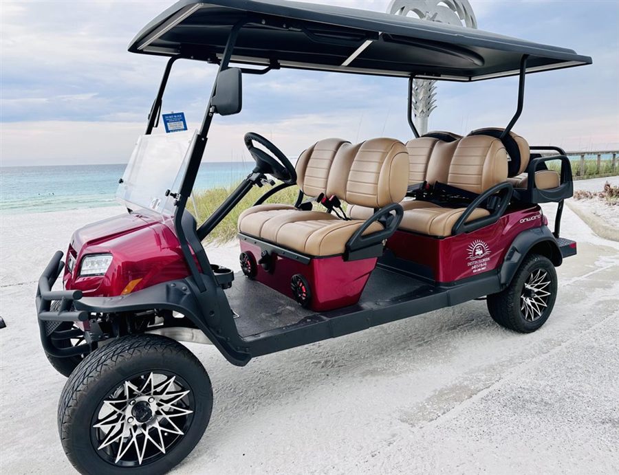 6 Passenger Gas Golf Cart Rental (2 Day Rental)