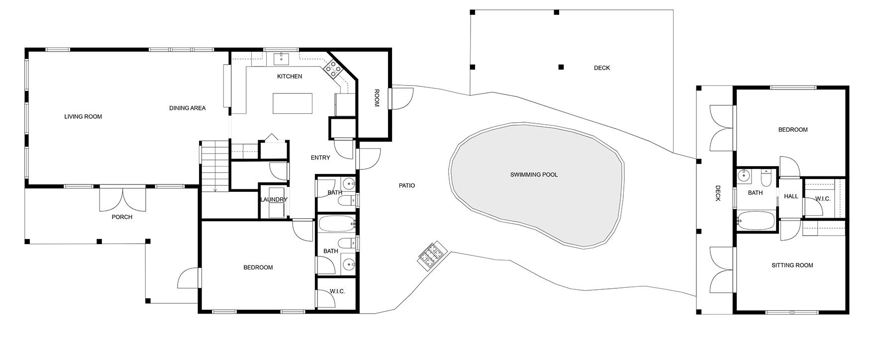 Floor 1: Floor Plan, Splash architectural layout