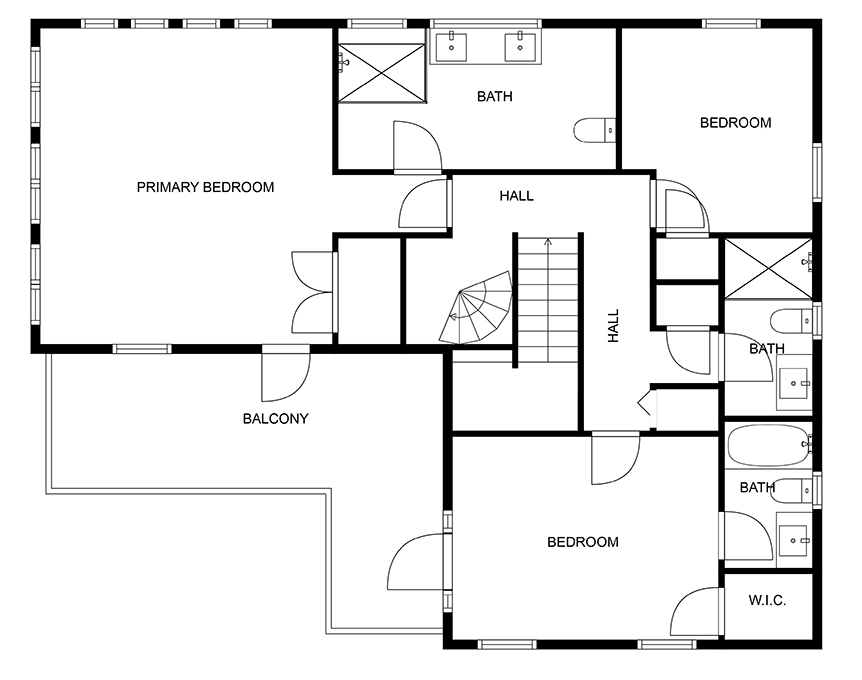 Floor 2: Floor Plan, Sunkissed architectural layout
