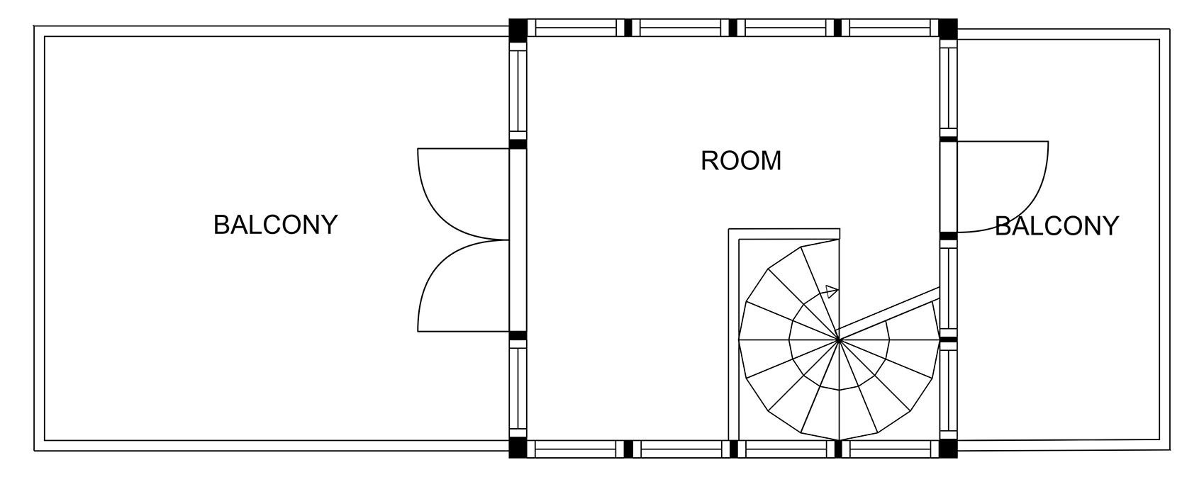 Floor 3: Floor Plan, Sunkissed architectural layout