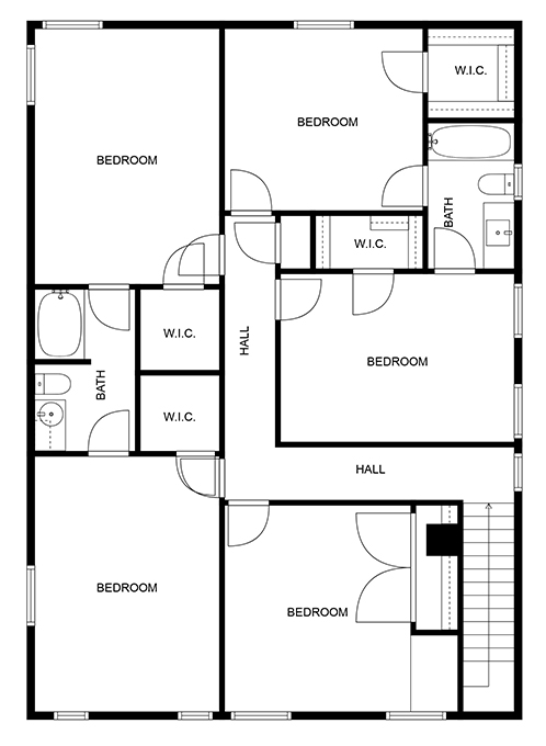 Floor 2: Floor Plan, Vibe architectural layout