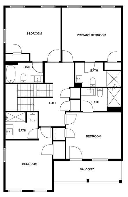 Floor 2: Floor Plan, Bliss architectural layout