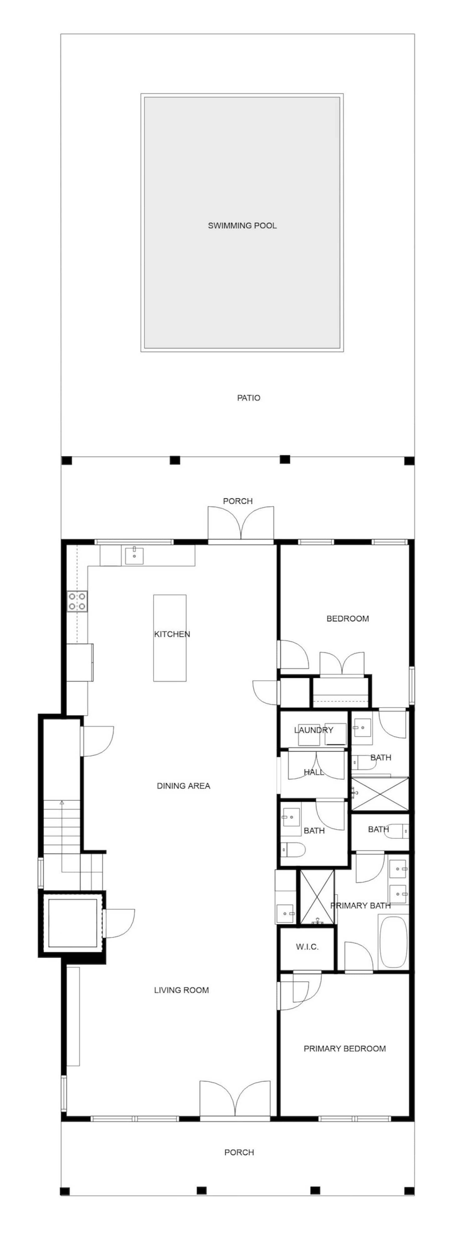 Floor 1: Floor Plan, Nautilus architectural layout