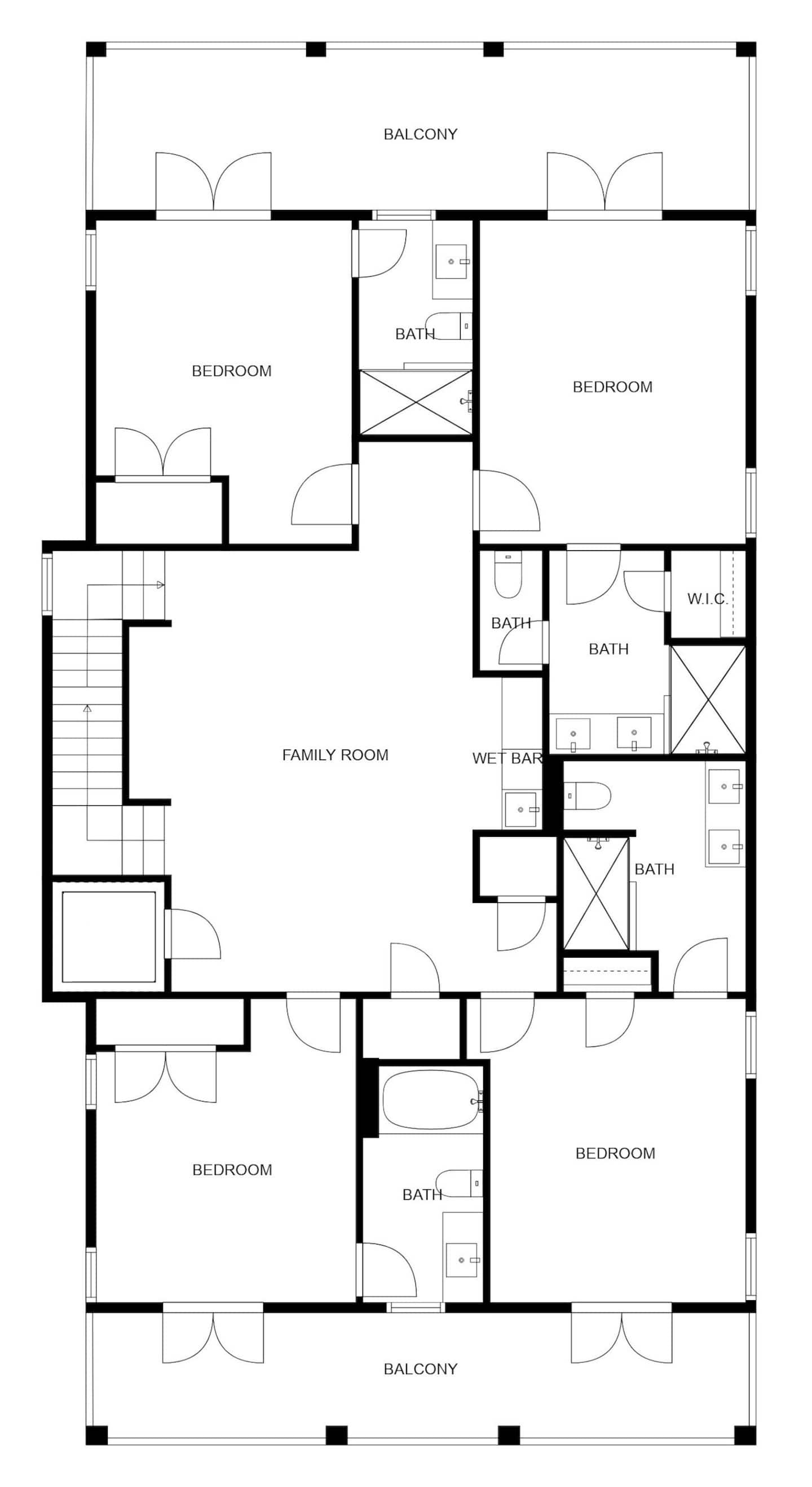 Floor 2: Floor Plan, Nautilus architectural layout