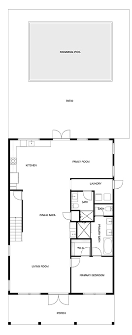 Floor 1: Floor Plan, Windsong architectural layout
