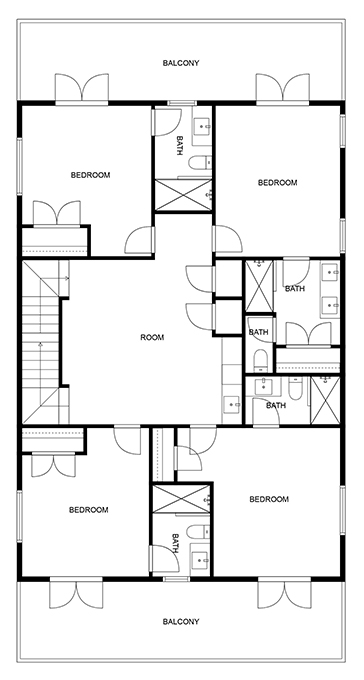Floor 2: Floor Plan, Windsong architectural layout