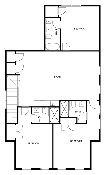 Floor 3: Floor Plan, Windsong architectural layout