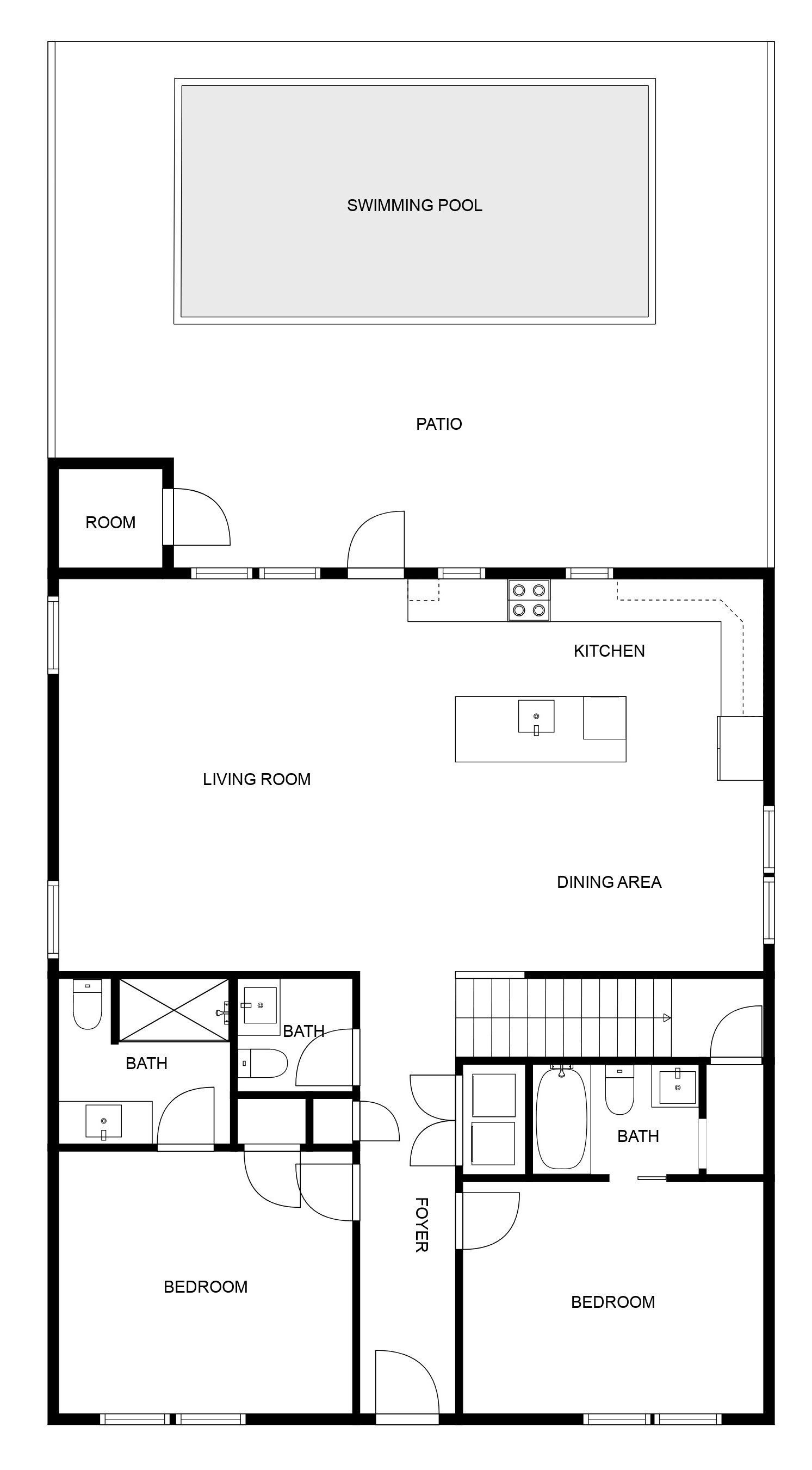 Floor 1: Floor Plan, Azure architectural layout