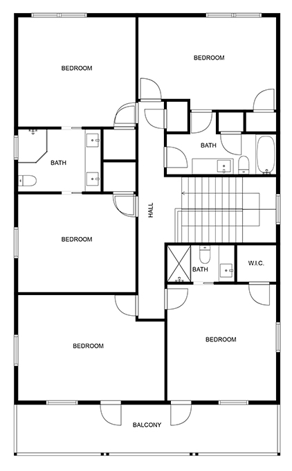 Floor 2: Floor Plan, Breeze architectural layout