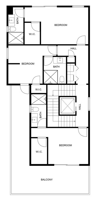 Floor 2: Floor Plan, Horizon architectural layout