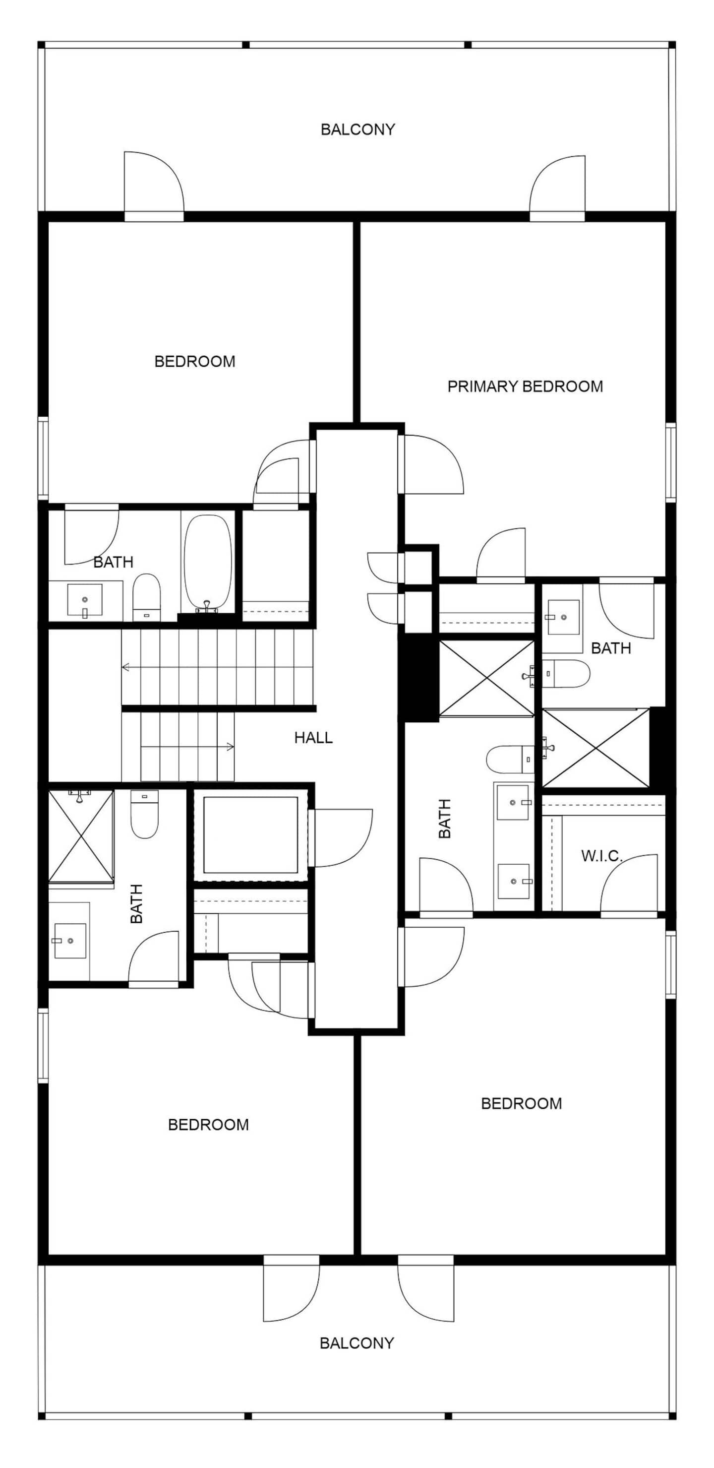 Floor 2: Floor Plan, Vista architectural layout