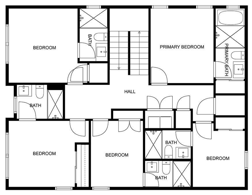 Floor 3: Floor Plan, Driftwood architectural layout