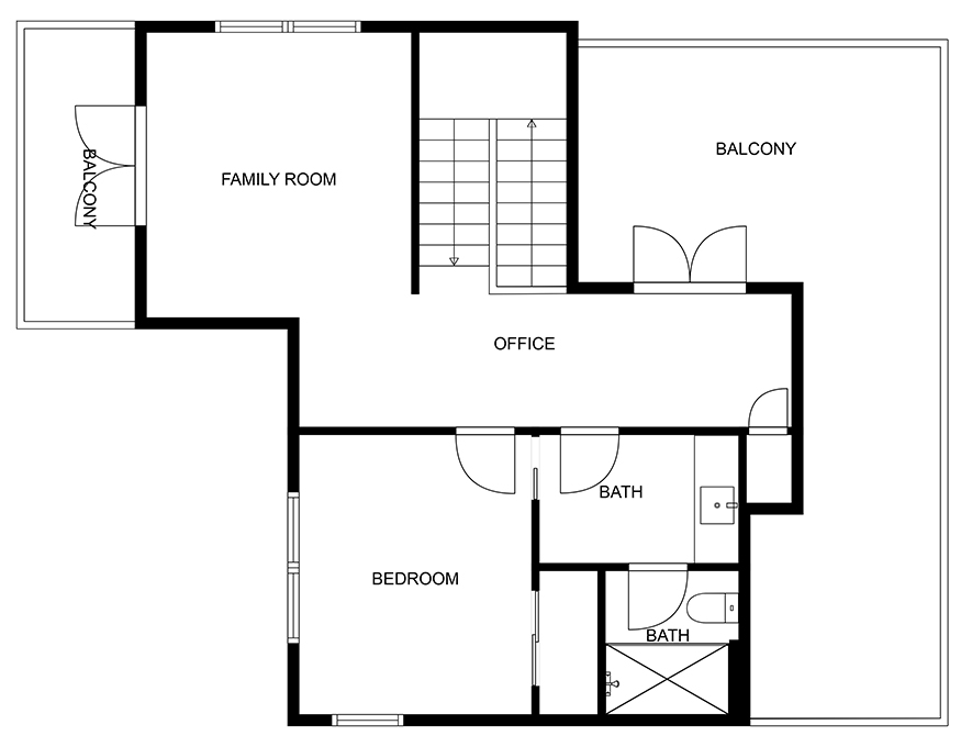 Floor 4: Floor Plan, Driftwood architectural layout