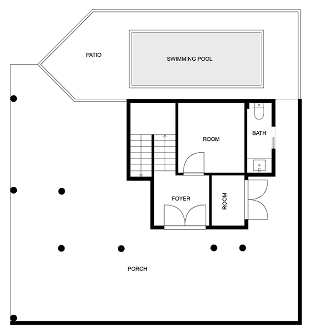 Floor 1: Floor Plan, Whimsy architectural layout