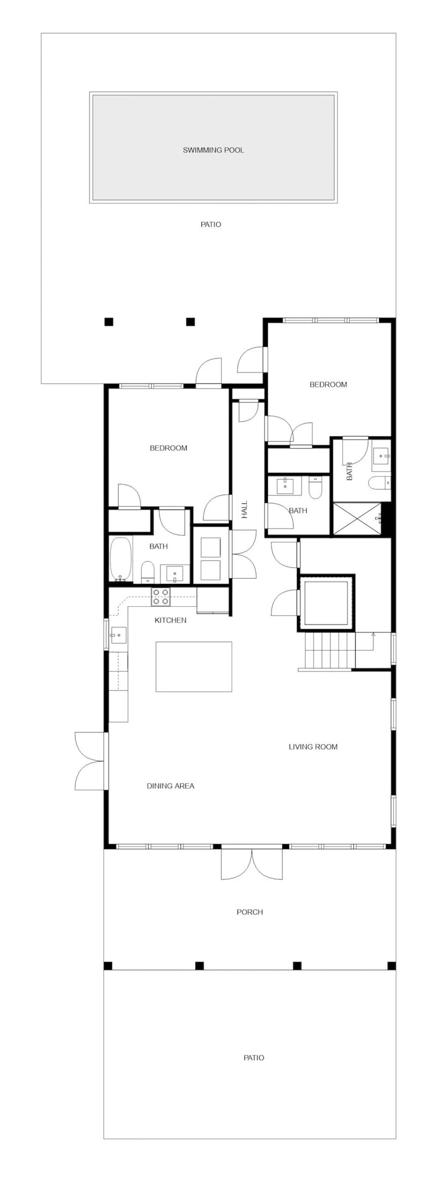 Floor 1: Floor Plan, Iris architectural layout