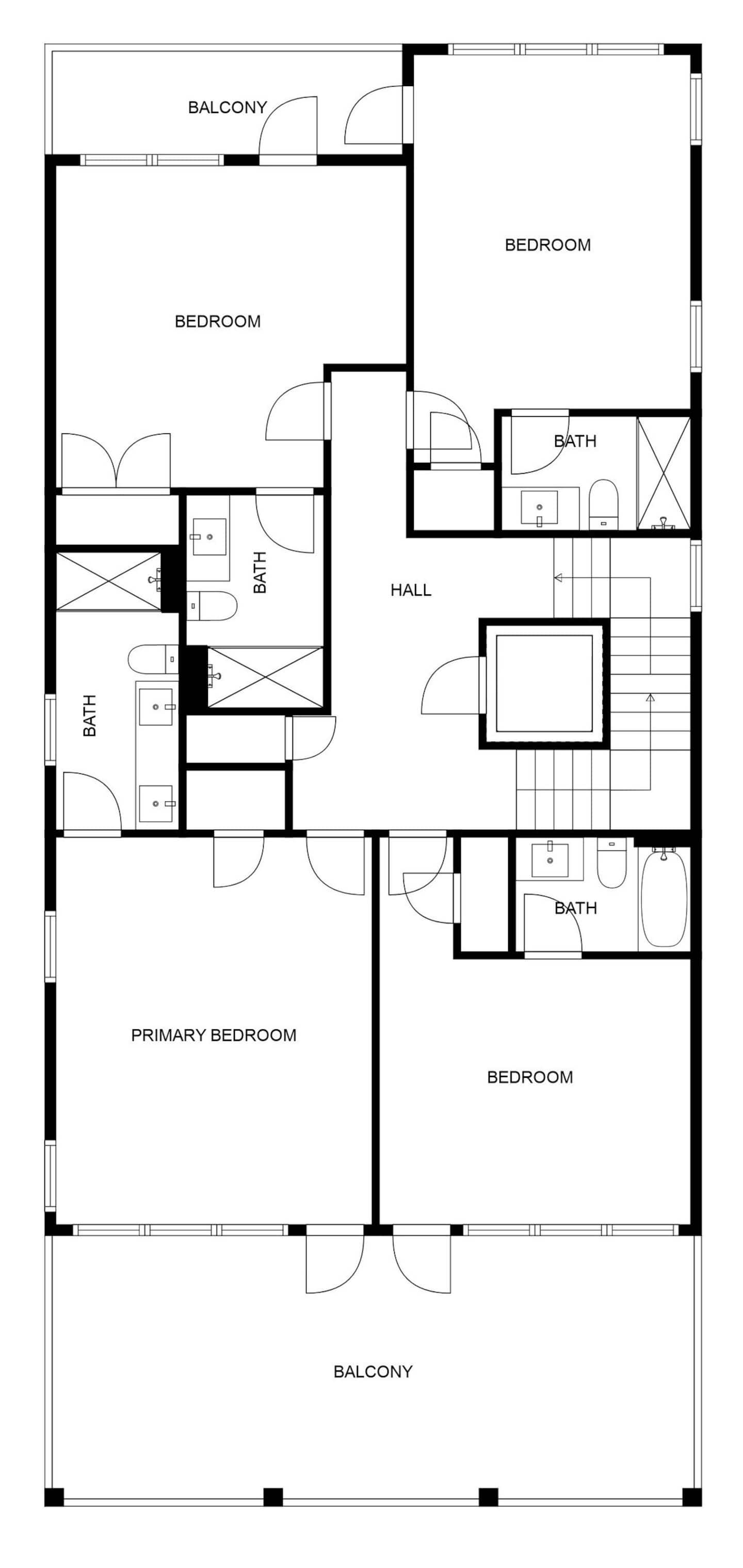 Floor 2: Floor Plan, Iris architectural layout