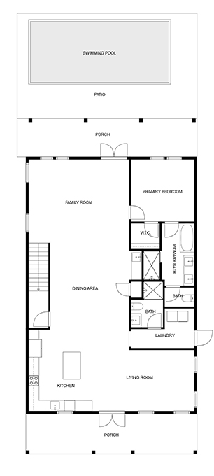 Floor 1: Floor Plan, Mariner architectural layout
