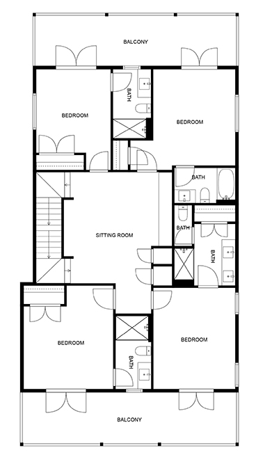 Floor 2: Floor Plan, Mariner architectural layout