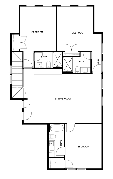 Floor 3: Floor Plan, Mariner architectural layout