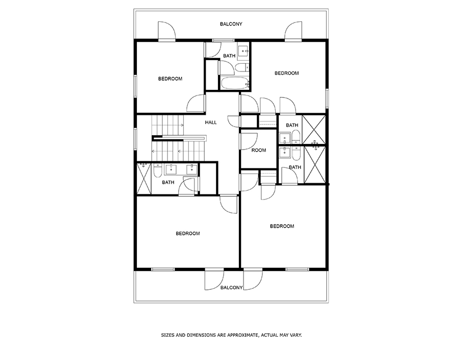 Floor 2: Floor Plan, Flamingo architectural layout
