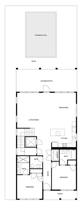 Floor 1: Floor Plan, Seaspray architectural layout