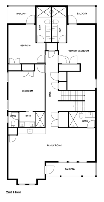 Floor 2: Floor Plan, Encore architectural layout