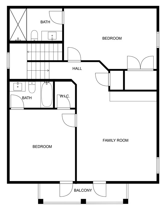 Floor 3: Floor Plan, Cypress architectural layout