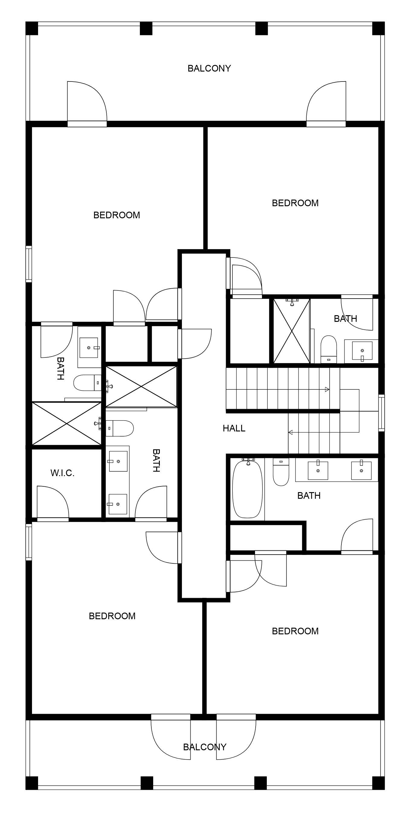 Floor 2: Floor Plan, Reefwood architectural layout