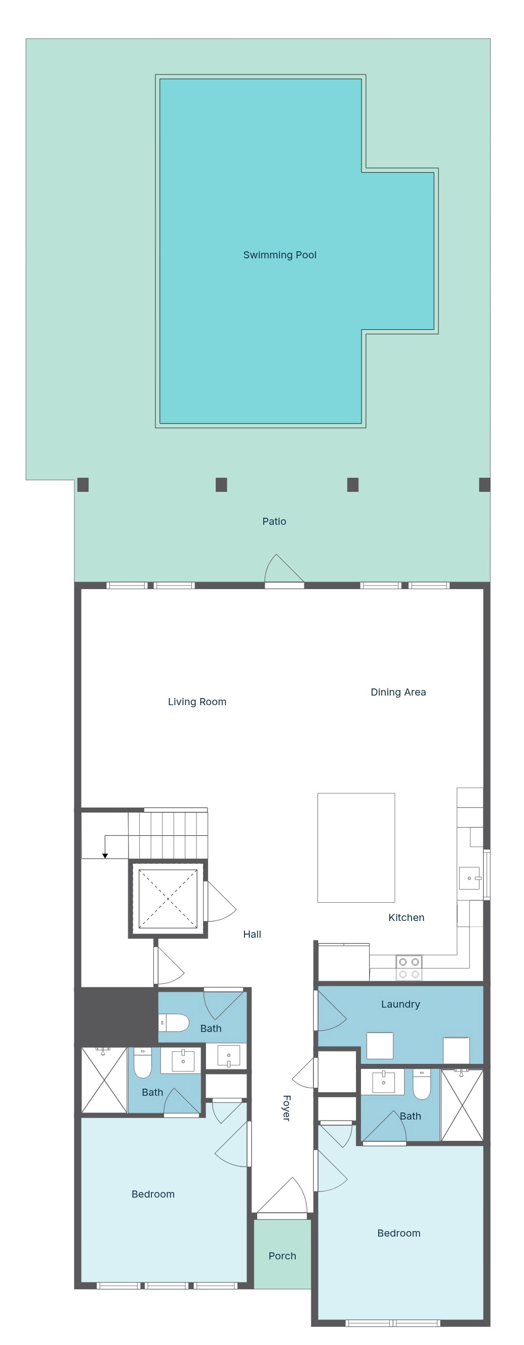 Floor 1: Floor Plan, Tango architectural layout