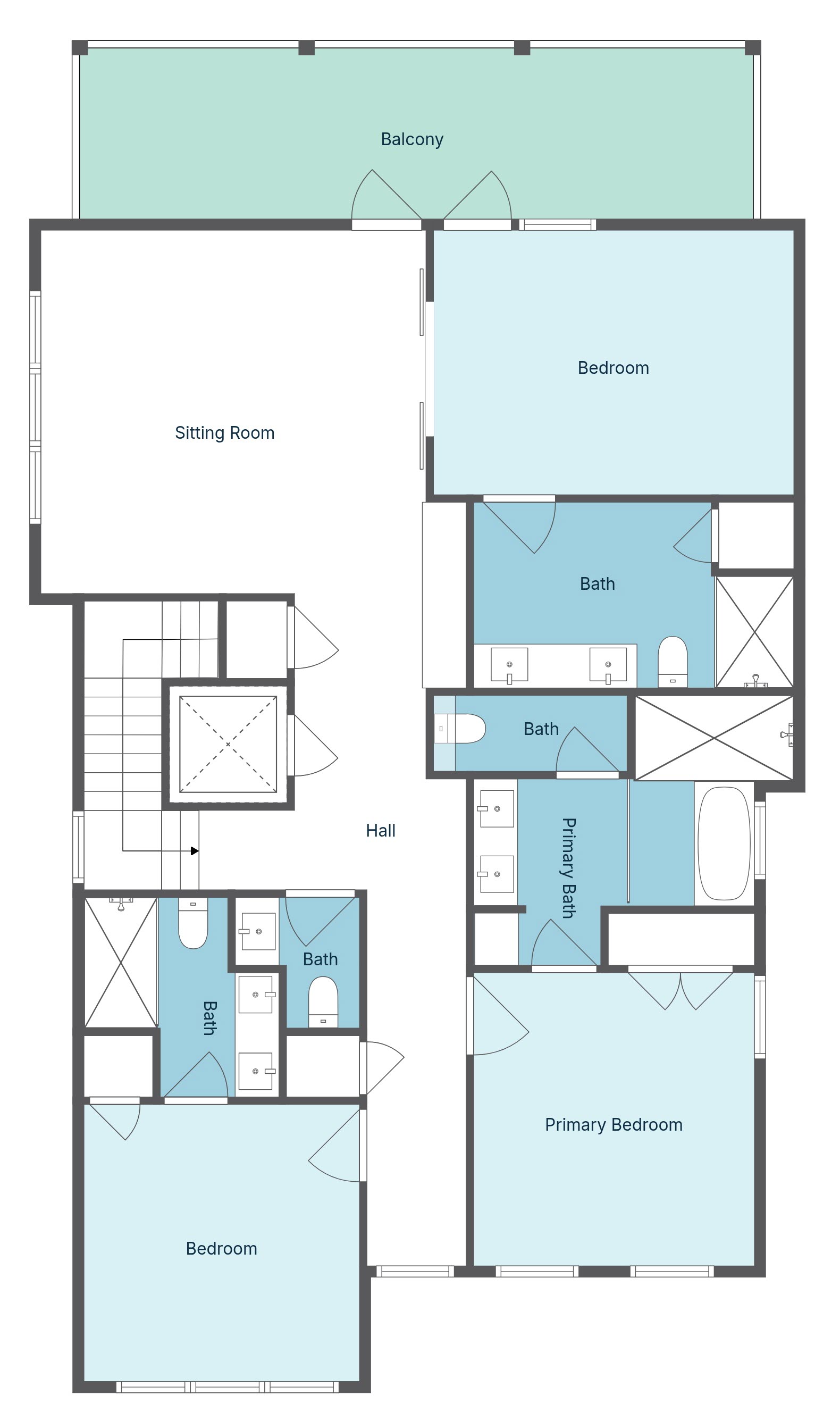 Floor 3: Floor Plan, Tango architectural layout