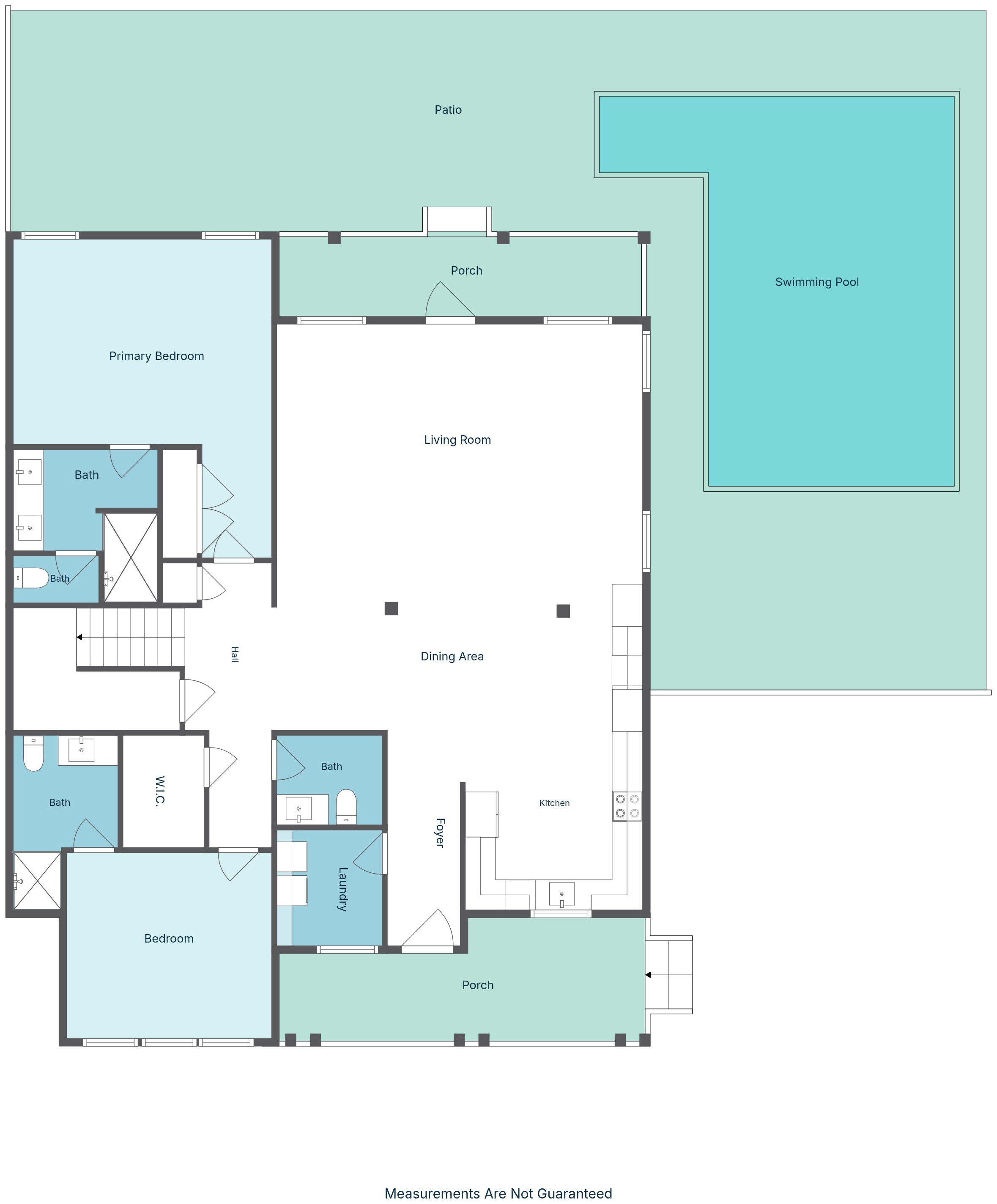 Floor 1: Floor Plan, Beacon architectural layout