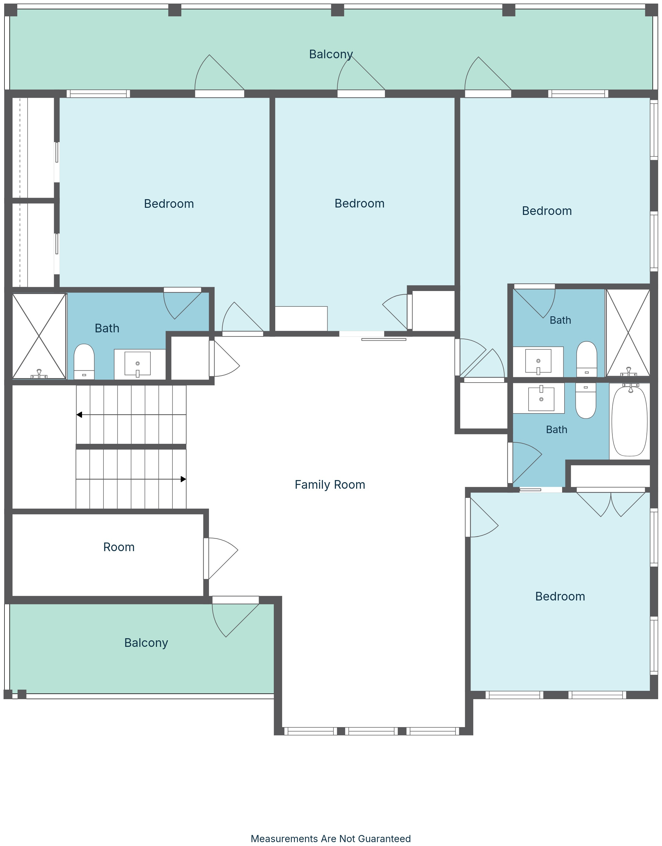 Floor 2: Floor Plan, Beacon architectural layout