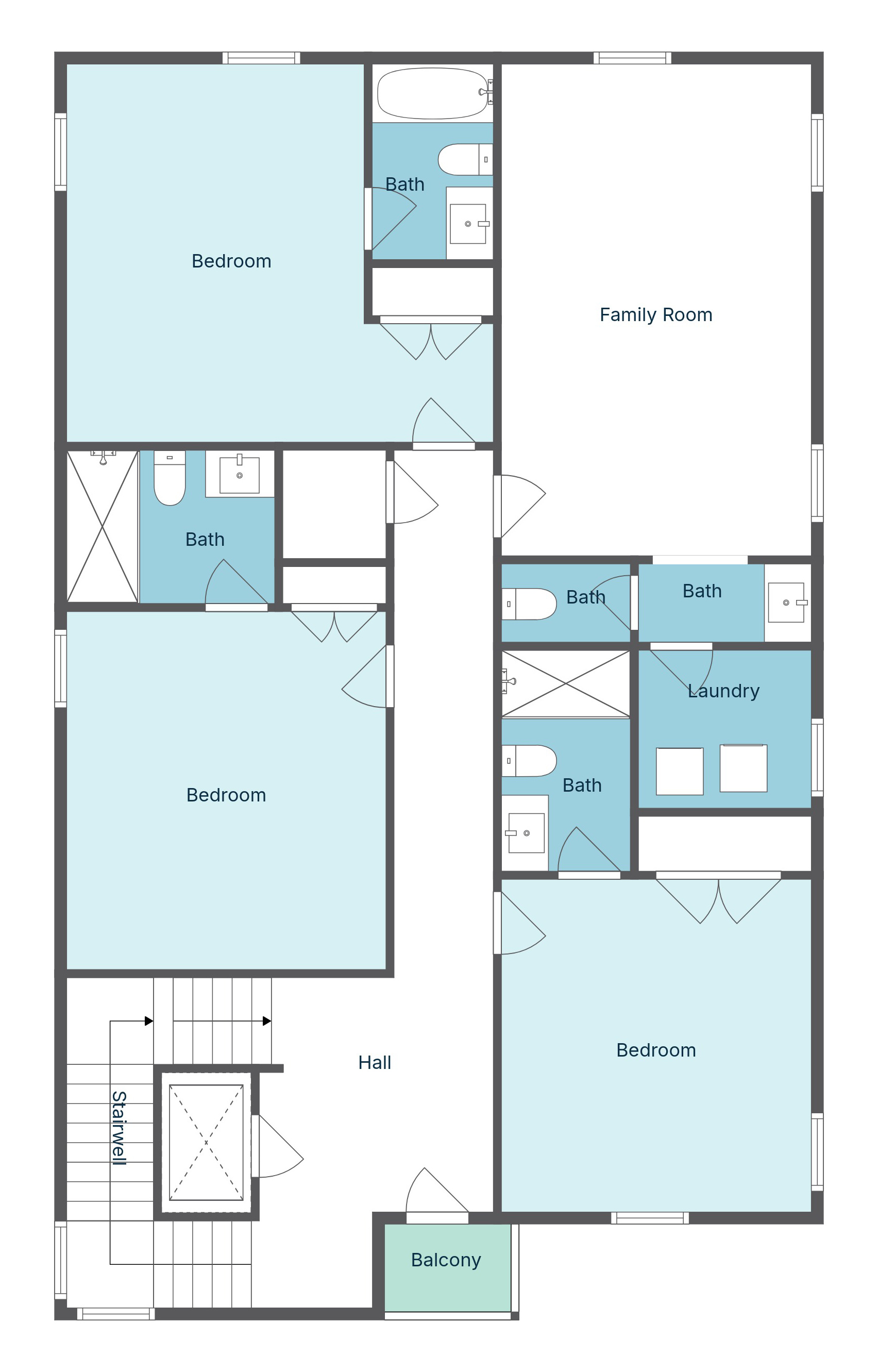 Floor 2: Floor Plan, Yachtmaster architectural layout