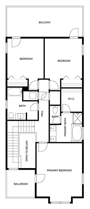 Floor 2: Floor Plan, Seafoam architectural layout