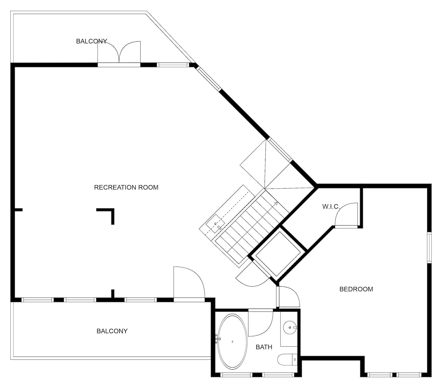 Floor 3: Floor Plan, Shenanigans architectural layout